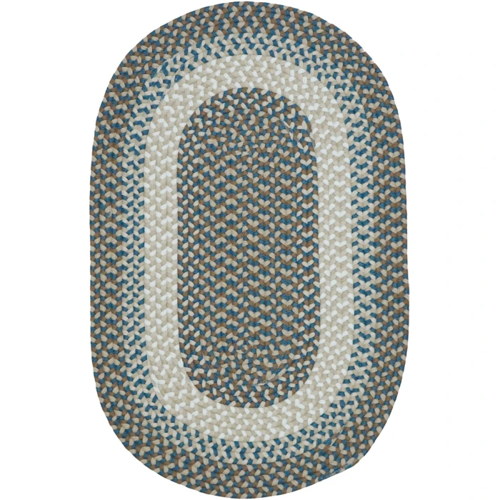 Colonial Mills Benson Creek Oval Rug Blue Harbor BE15R0 3' X 5' Rug