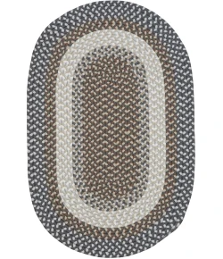 Colonial Mills Benson Creek Oval Stonewall Gray BE35R0 8' X 10' Rug