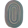 Colonial Mills Cloverdale Wool Multi Oval Palm VL04R0 5' X 8' Rug