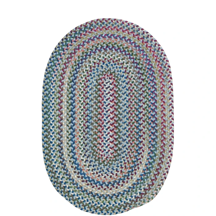 Colonial Mills Cloverdale Wool Multi Oval Rug Grey VL06R0 2' X 3' Rug