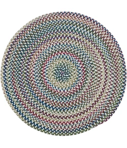 Colonial Mills Cloverdale Wool Multi Round Ivory VL03R0 3' X 3' Rug