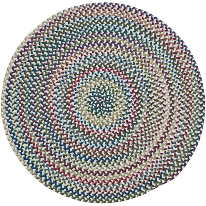 Colonial Mills Cloverdale Wool Multi Round Rug Ivory VL03R0 6' X 6' Rug