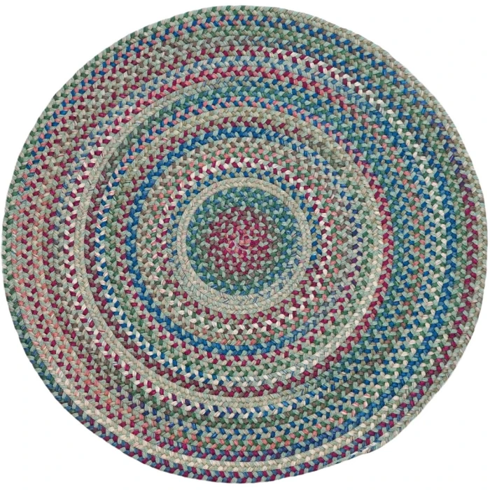 Colonial Mills Cloverdale Wool Multi Round Rug Palm VL04R0 4' X 4' Rug