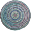 Colonial Mills Cloverdale Wool Multi Round Teal VL05R0 4' X 4' Rug