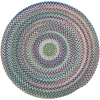 Colonial Mills Cloverdale Wool Multi Round Grey VL06R0 8' X 8' Rug