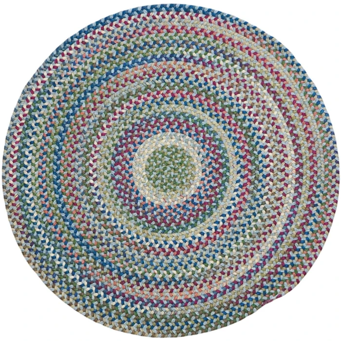 Colonial Mills Cloverdale Wool Multi Round Rug Grey VL06R0 8' X 8' Rug