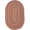 Colonial Mills Colgate Multi Oval Rusted Red CG94R0 2' X 3' Rug