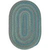 Colonial Mills Colgate Multi Oval Bluegrass CG96R0 2' X 4' Rug