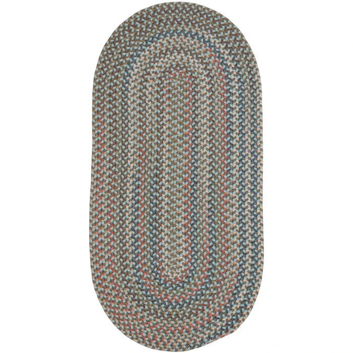 Colonial Mills Colgate Multi Runners Stone Blue CG92R0 30" X 8' Rect. Rug