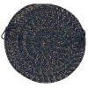 Colonial Mills Hayward Chair Pads Navy HY59A01 15" X 15" (Single) Chair Pads Rug