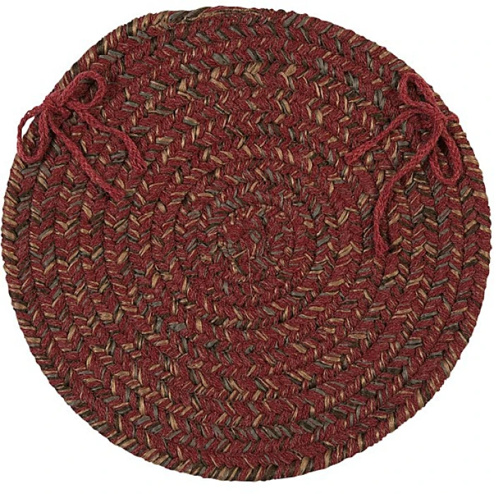 Colonial Mills Hayward Chair Pads Berry HY79A0 15" X 15" (Set of 4) Chair Pads Rug