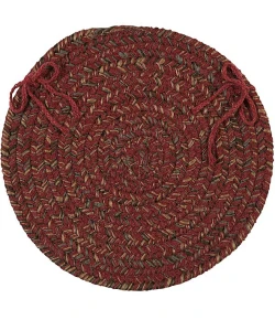 Colonial Mills Hayward Chair Pads Berry HY79A01 15" X 15" (Single) Chair Pads Rug