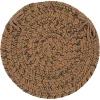 Colonial Mills Hayward Chair Pads Mocha HY89A01 15" X 15" (Single) Chair Pads Rug