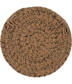 Colonial Mills Hayward Chair Pads Mocha HY89A01 15" X 15" (Single) Chair Pads Rug