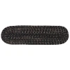 Colonial Mills Hayward Stair Treads Black HY19A0 8" X 28" (Set of 13) Stair Treads Rug