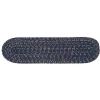 Colonial Mills Hayward Stair Treads Navy HY59A0 8" X 28" (Set of 13) Stair Treads Rug