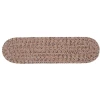Colonial Mills Hayward Stair Treads Mocha HY89A00 8" X 28" (Single) Stair Treads Rug