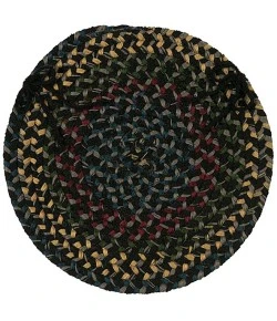 Colonial Mills Midnight Chair Pads Carbon MN47A0 15" X 15" (Set of 4) Chair Pads Rug
