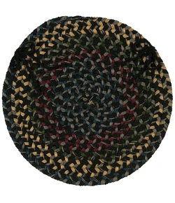 Colonial Mills Midnight Chair Pads Carbon MN47A01 15" X 15" (Single) Chair Pads Rug