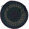 Colonial Mills Midnight Chair Pads Indigo MN57A01 15" X 15" (Single) Chair Pads Rug