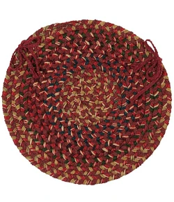 Colonial Mills Midnight Chair Pads Burnt Brick MN87A01 15" X 15" (Single) Chair Pads Rug
