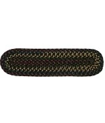 Colonial Mills Midnight Stair Treads Carbon MN47A0 8" X 28" (Set of 13) Stair Treads Rug