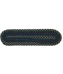 Colonial Mills Midnight Stair Treads Indigo MN57A0 8" X 28" (Set of 13) Stair Treads Rug