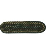 Colonial Mills Midnight Stair Treads Deep Forest MN77A00 8" X 28" (Single) Stair Treads Rug