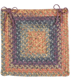 Colonial Mills Ridgevale Chair Pads Floral Burst RV20A015 15" X 15" (Single) Chair Pads Rug
