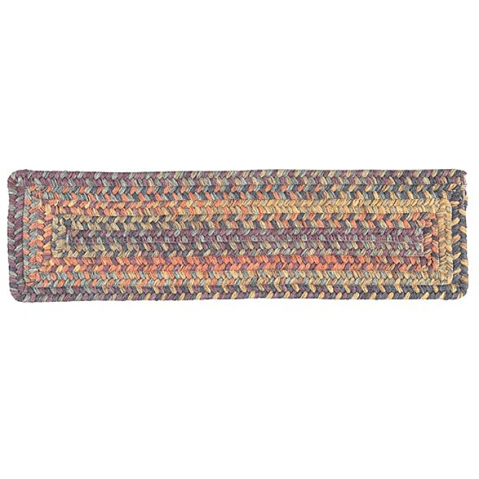 Colonial Mills Ridgevale Stair Treads Floral Burst RV20A00 8" X 28" (Set of 13) Stair Treads Rug