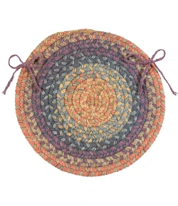 Colonial Mills Rustica Chair Pads Floral Burst RU20A01 15" X 15" (Single) Chair Pads Rug