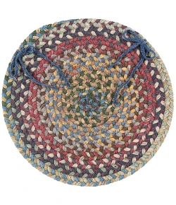 Colonial Mills Rustica Chair Pads Classic Multi RU90A0 15" X 15" (Set of 4) Chair Pads Rug