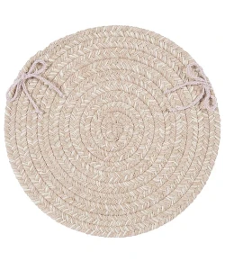 Colonial Mills Tremont Chair Pads Natural TE09A01 15" X 15" (Single) Chair Pads Rug