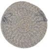 Colonial Mills Tremont Chair Pads Gray TE19A01 15" X 15" (Single) Chair Pads Rug
