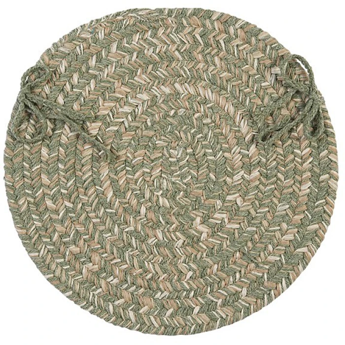 Colonial Mills Tremont Chair Pads Palm TE29A01 15" X 15" (Single) Chair Pads Rug