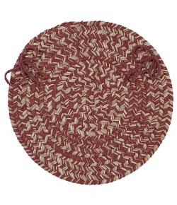 Colonial Mills Tremont Chair Pads Rosewood TE79A0 15" X 15" (Set of 4) Chair Pads Rug