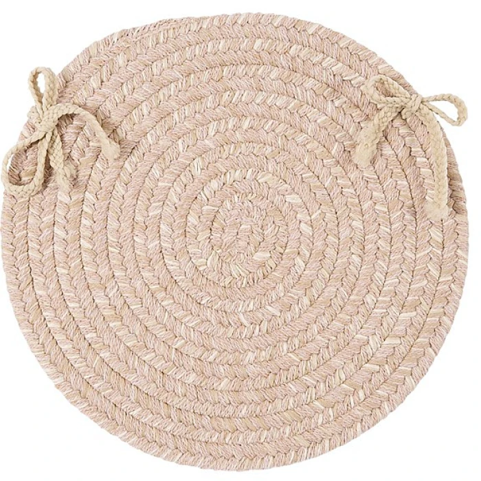 Colonial Mills Tremont Chair Pads Oatmeal TE99A0 15" X 15" (Set of 4) Chair Pads Rug