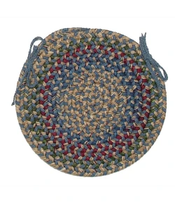 Colonial Mills Twilight Chair Pads Federal Blue TL50A01 15" X 15" (Single) Chair Pads Rug