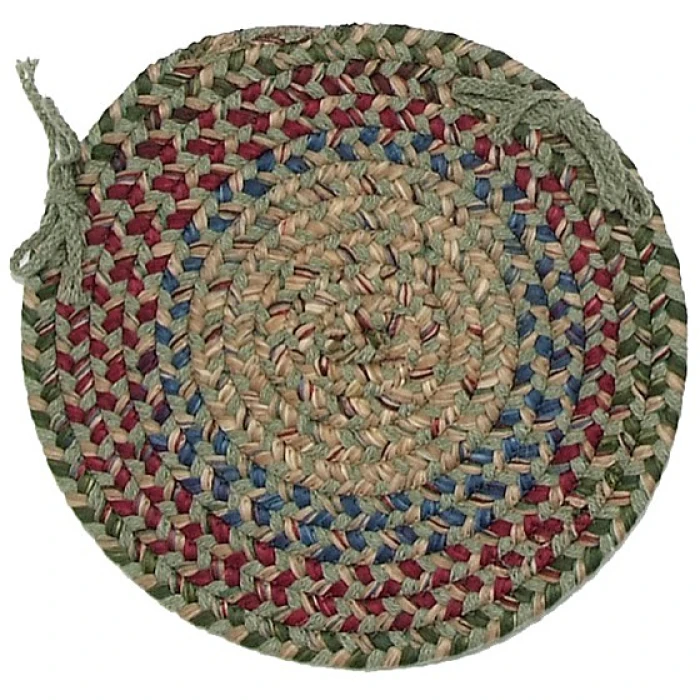 Colonial Mills Twilight Chair Pads Palm TL60A01 15" X 15" (Single) Chair Pads Rug