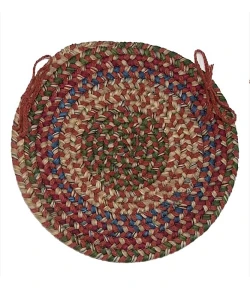 Colonial Mills Twilight Chair Pads Rosewood TL70A0 15" X 15" (Set of 4) Chair Pads Rug