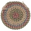 Colonial Mills Twilight Chair Pads Oatmeal TL90A01 15" X 15" (Single) Chair Pads Rug