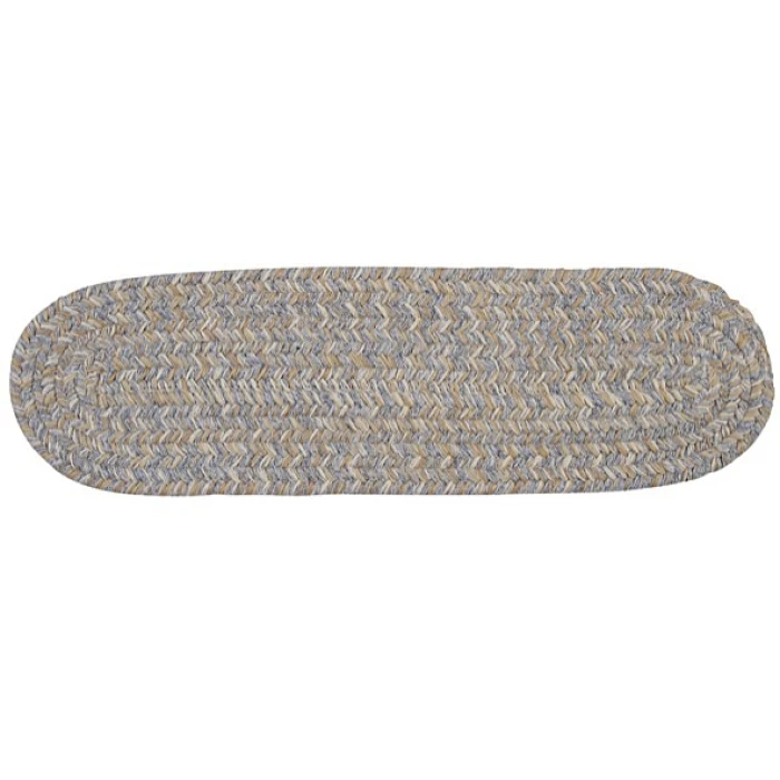 Colonial Mills Tremont Stair Treads Gray TE19A00 8" X 28" (Single) Stair Treads Rug