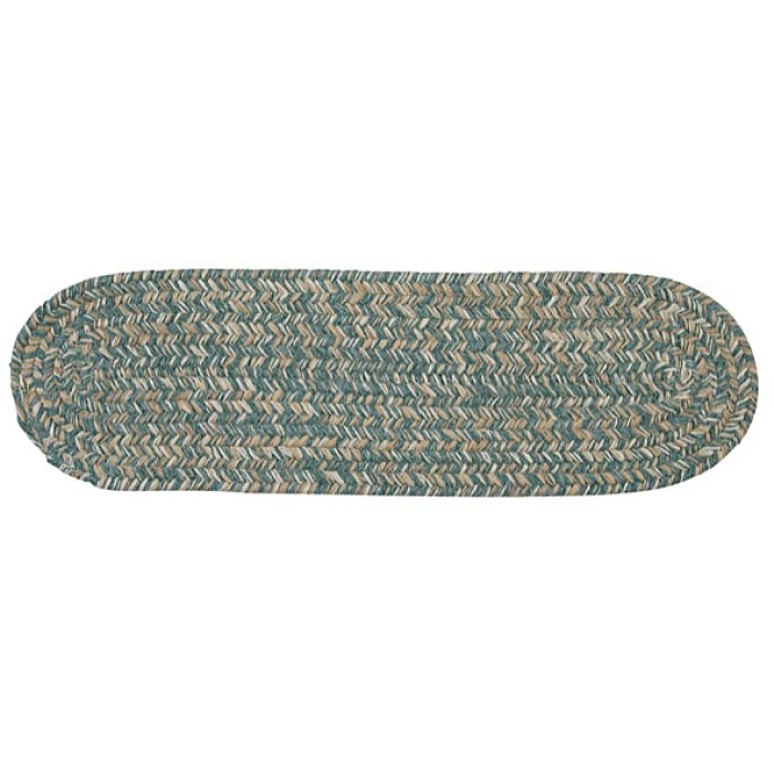 Colonial Mills Tremont Stair Treads Teal TE49A00 8" X 28" (Single) Stair Treads Rug