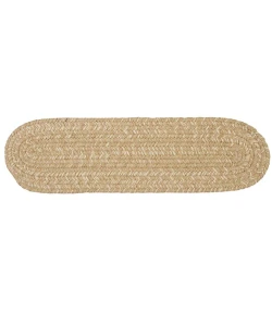 Colonial Mills Tremont Stair Treads Oatmeal TE99A0 8" X 28" (Set of 13) Stair Treads Rug