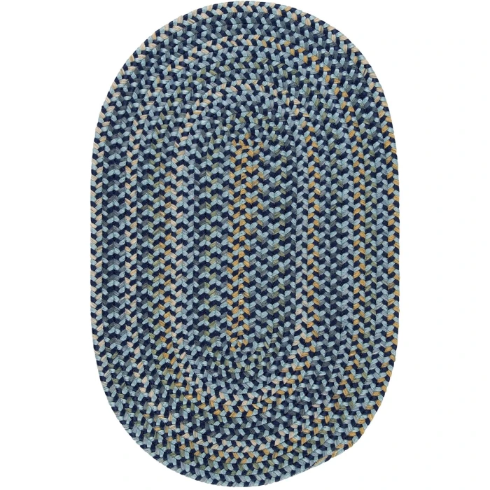 Colonial Mills Charlesgate Oval Rug Blue GE53R0 42" X 66" Rug
