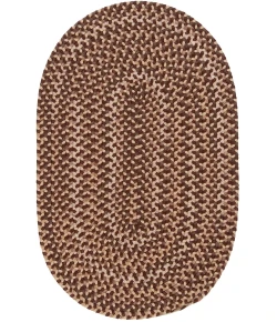 Colonial Mills Charlesgate Oval Brown GE83R0 20" X 30" Rug
