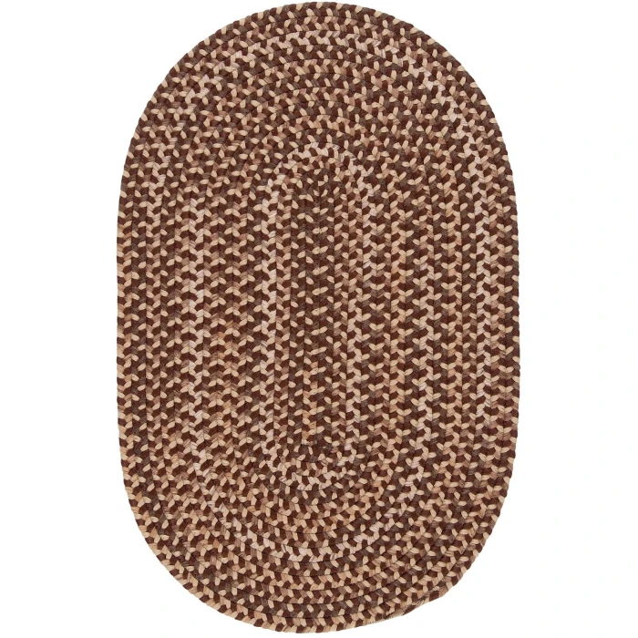 Colonial Mills Charlesgate Oval Rug Brown GE83R0 27" X 46" Rug