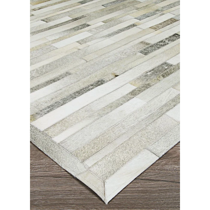 Couristan CHALET GREY/IVORY 0027_0101 5ft.4in. x 8ft. Rect. Rug