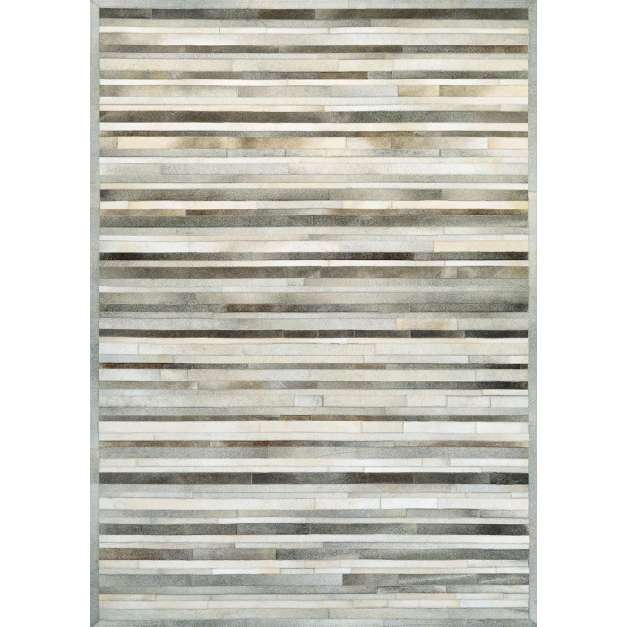 Couristan CHALET GREY/IVORY 0027_0101 5ft.4in. x 8ft. Rect. Rug