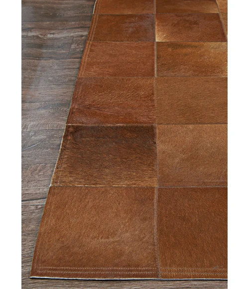 Couristan Chalet Tile 5' x 8' Brown Area Rug